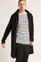 Forever21 Distressed Hooded Cardigan