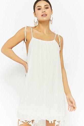 Forever21 Embroidered Crepe Tunic