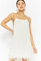 Forever21 Embroidered Crepe Tunic