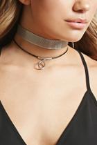 Forever21 Mesh O-ring Choker Set