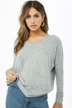 Forever21 Brushed Marled Knit Sweater