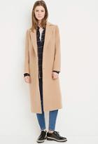Forever21 Notched Lapel Duster Coat