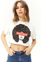 Forever21 Cropped Graphic Tee