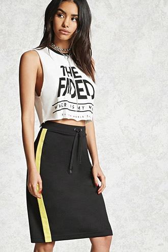 Forever21 Contrast Skirt