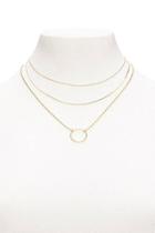 Forever21 Layered O-ring Necklace Set