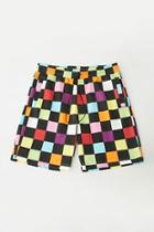 Forever21 Multicolor Checkered Print Shorts