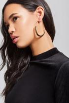 Forever21 Wide Infinity Hoop Earrings