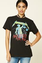 Forever21 Women's  Metallica Graphic Band Tee