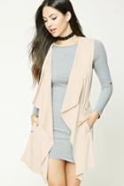 Forever21 Draped Faux Suede Vest