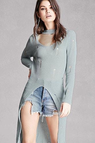 Forever21 Longling Split-front Top