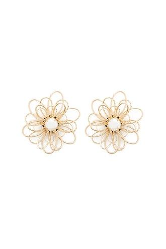 Forever21 Floral Wire Stud Earrings