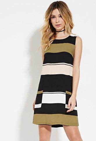 Forever21 Women's  Three Of Something Formlines Journey Dress