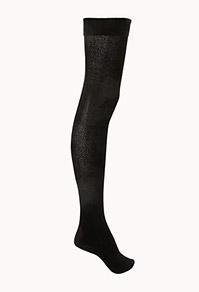 Forever21 Textured Over The Knee Socks