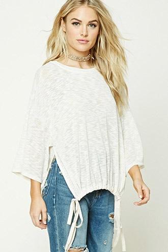 Forever21 Contemporary High-low Hem Top