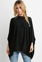 Forever21 Mock Neck Poncho Top