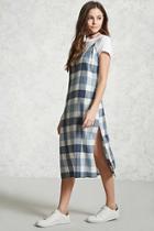 Forever21 Contemporary Flannel Cami Dress