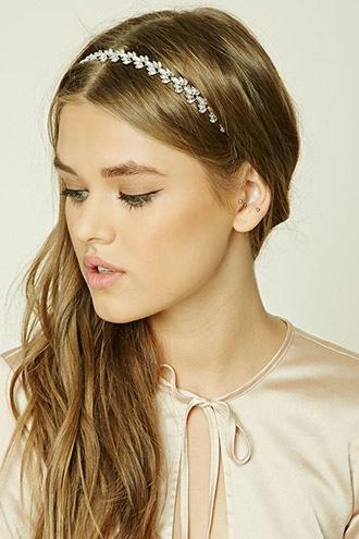 Forever21 Scalloped Rhinestone Headwrap