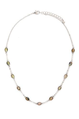 Forever21 Faux Multicolor Stone Necklace