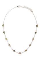 Forever21 Faux Multicolor Stone Necklace