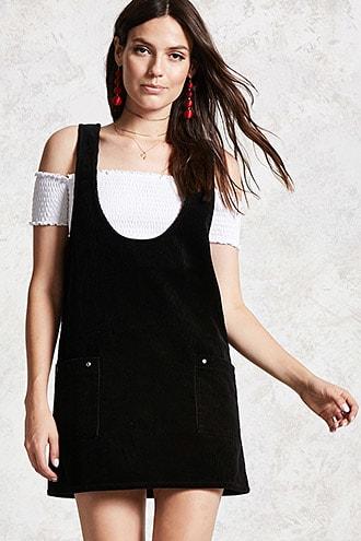 Forever21 Corduroy Scoop Neck Dress