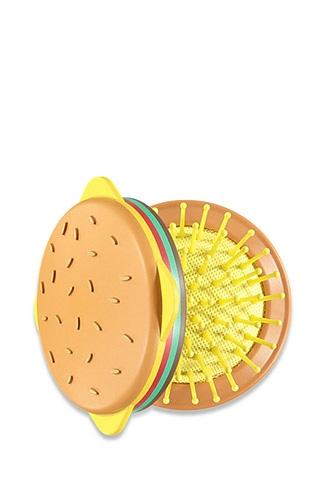 Forever21 Mini Burger Brush Compact
