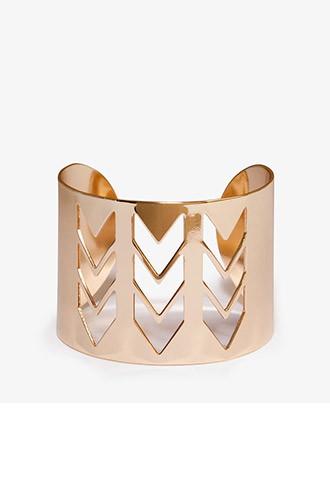 Forever21 Cutout Chevron Cuff