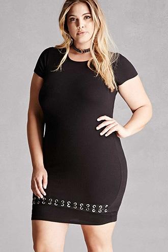 Forever21 Plus Size Strappy-hem Dress