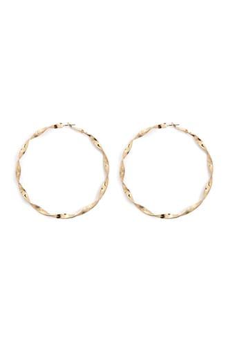 Forever21 Textured Twisted Hoops