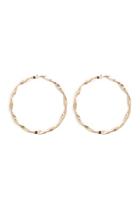 Forever21 Textured Twisted Hoops