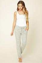Forever21 Women's  Marled Knit Pj Pants