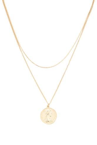 Forever21 Layered Coin Pendant