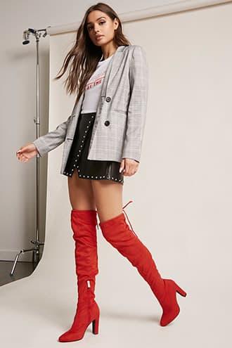Forever21 Tie Over-the-knee Boots