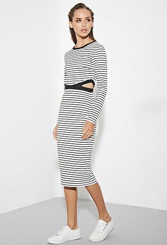 Forever21 The Fifth Label Bitter Life Stripe Dress