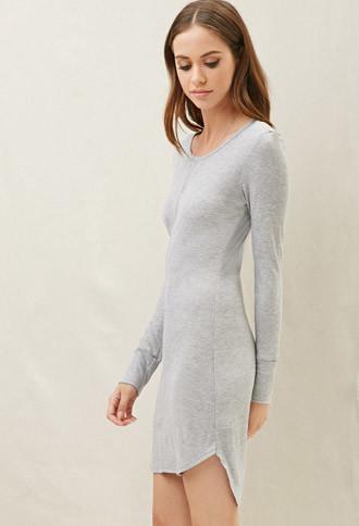 Forever21 Women's  Nytt Charlotte Split Slim Dress