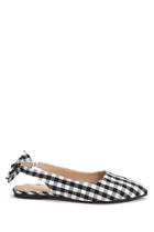 Forever21 Gingham Slingback Flats