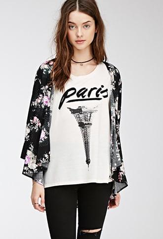 Forever21 Upside-down Eiffel Tower Tee