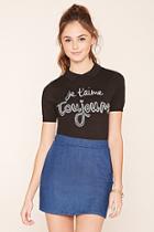 Forever21 Women's  Je Taime Toujours Top