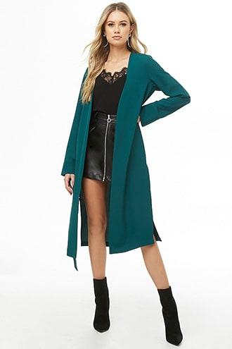 Forever21 Belted Duster Jacket