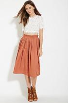 Forever21 Contemporary Pleated A-line Skirt