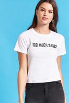 Forever21 Taco Bell Too Much Sauce Graphic Tee