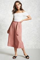 Forever21 Belted High-rise Culottes