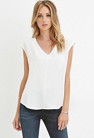 Love21 V-neck Blouse