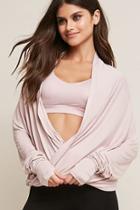 Forever21 Hooded Active Cowl Neck Top