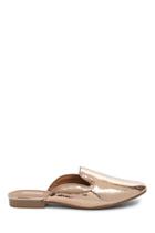 Forever21 Qupid Metallic Mule Loafers
