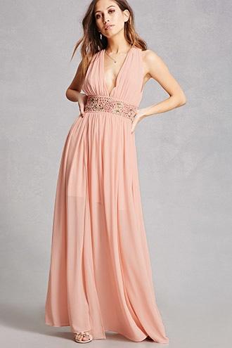 Forever21 Soieblu Crepe Maxi Dress