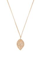 Forever21 Faux Diamond Leaf Necklace