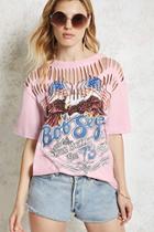 Forever21 Destroyed Graphic Band Tee