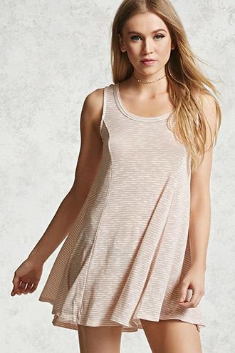 Forever21 Slub Knit Mini Swing Dress