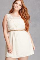 Forever21 Plus Size Crochet Panel Dress
