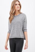 Forever21 Contemporary Metallic Knit Sweater